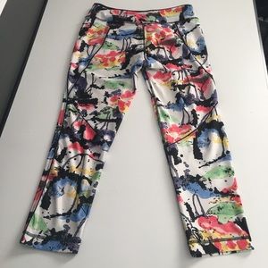 Capri Paint Splatter Leggings